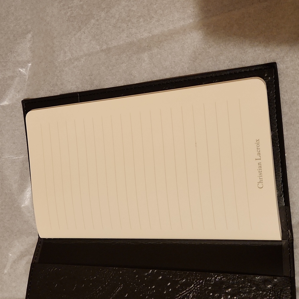 $3 SALE!!! Christian Lacroix Black Travel Journal 🖤 - Picture 4 of 7